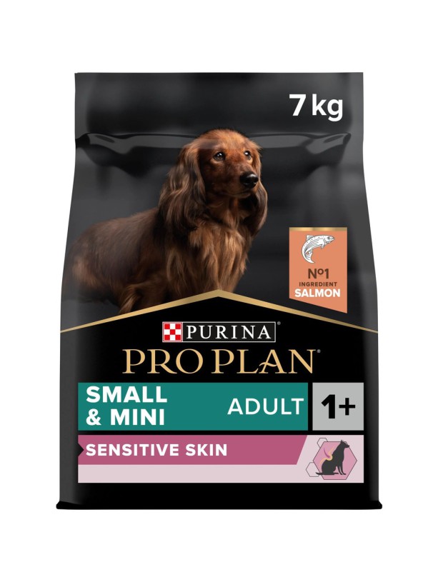 Purina Pro Plan Dog Adult Small & Mini Sensitive Skin 7 кг сухой корм для собак мелких пород с лососем