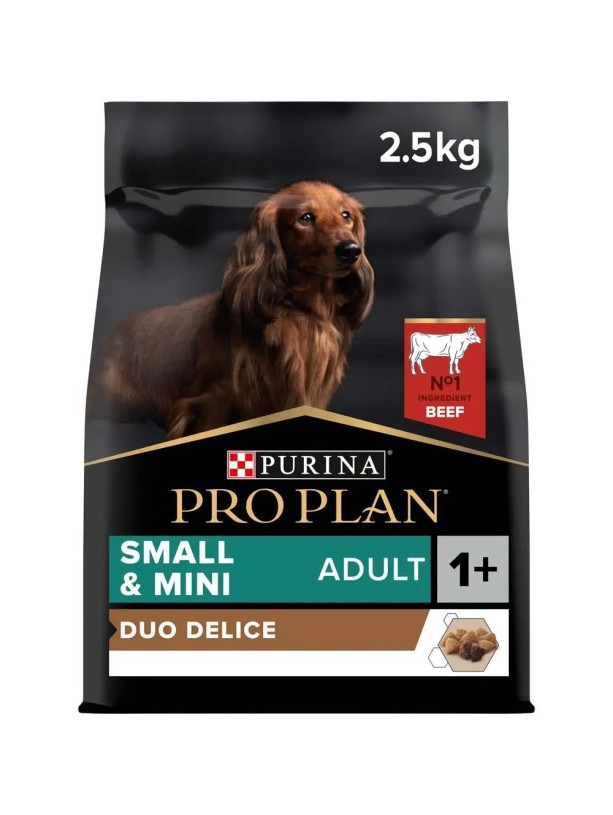 Purina Pro Plan Duo Delice Adult Small & Mini Beef для собак мелких пород с говядиной 2.5 кг
