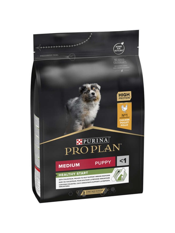 Purina Pro Plan Puppy Medium Healthy Start 3 кг сухий корм для цуценят середніх порід з куркою