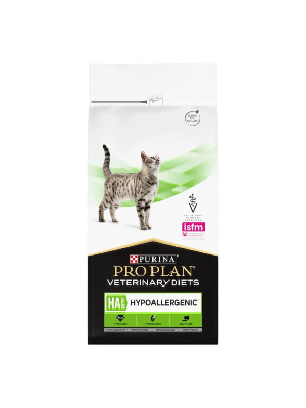 Purina Veterinary Diets Cat HA Hypoallergenic Feline 1.3 кг сухий корм для котів при алергії та харчовій непереносимості