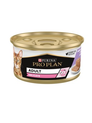 Purina Pro Plan Delicate Turkey 85 г паштет для кошек с индейкой