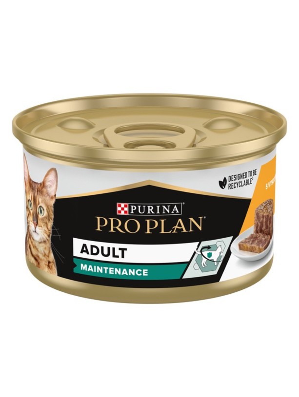Purina Pro Plan Adult Maintenance Chicken 24х85 г паштет для взрослых кошек с курицей