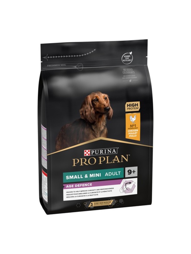 Purina Pro Plan Dog Adult 9+ Small & Mini Age Defence для собак малых пород с курицей 3 кг