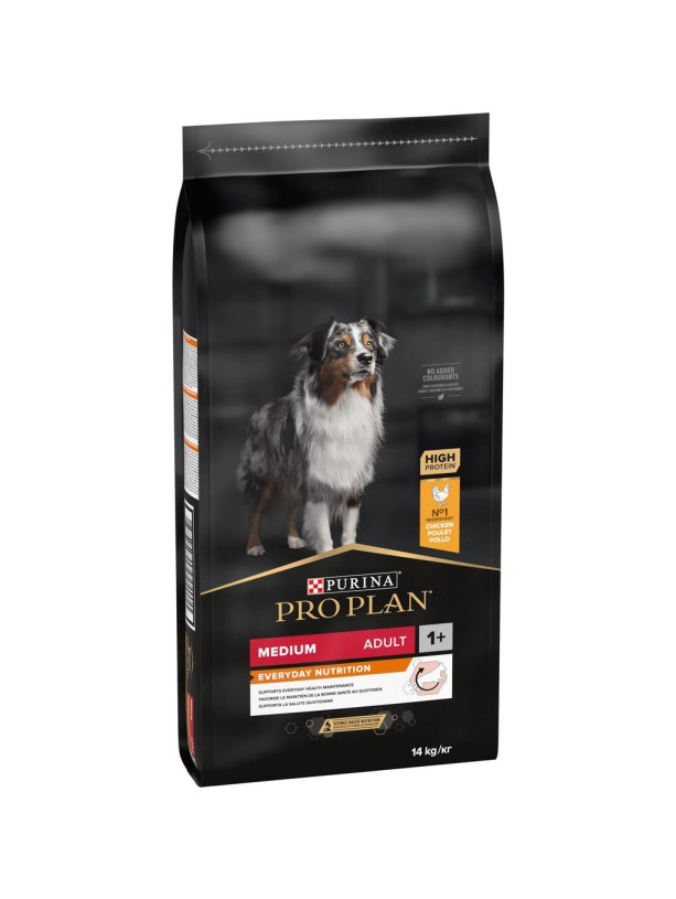 Purina Pro Plan Dog Adult Medium Everyday Nutrion 3 кг сухий корм для собак середніх порід з куркою