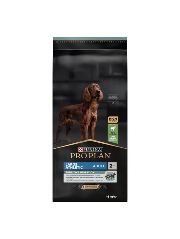 Purina Pro Plan Dog Adult Large Athletic Sensitive Digestion Lamb 14 кг сухой корм для собак крупных пород с ягненком