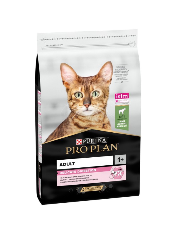 Purina Pro Plan Cat Adult Delicate Digestion Lamb 3 кг сухой корм для кошек с ягнёнком