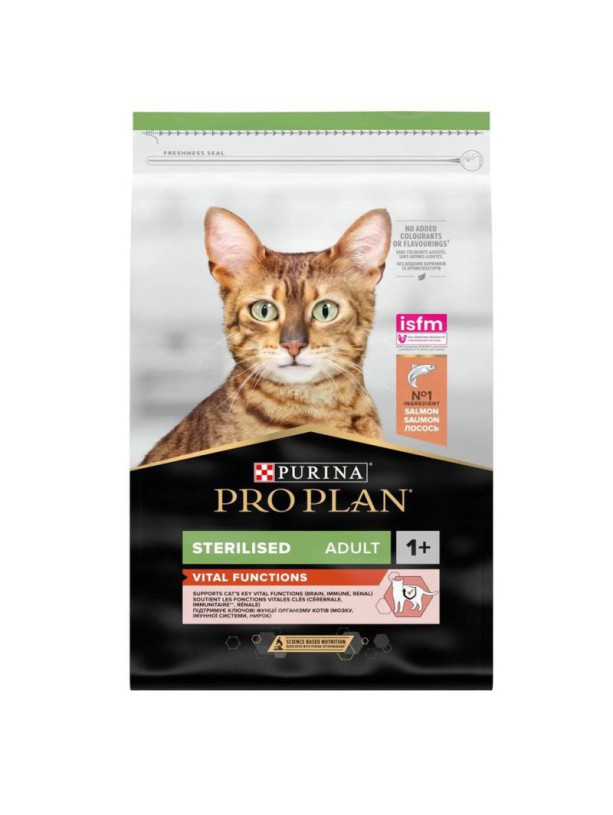 Purina Pro Plan Cat Sterilised Vital Functions Salmon 400 г сухой корм для кошек стерилизованных с лососем