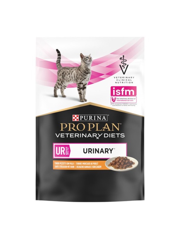 Purina Veterinary Diets UR Urinary Chicken Feline 80 г влажный корм для кошек с курицей