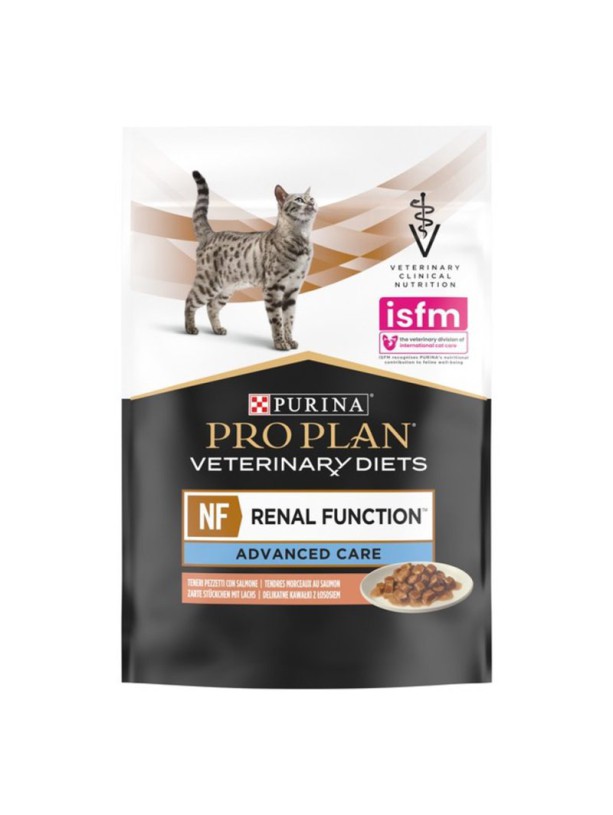 Purina Veterinary Diets NF Renal Function Feline 10х80 г вологий корм з лососем для котів при нирковій недостатності