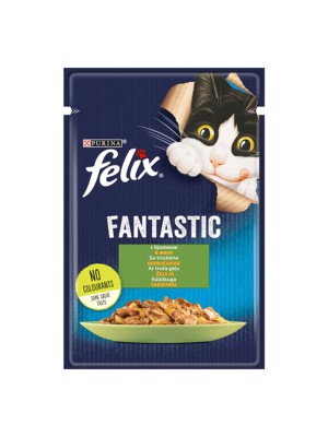 Felix Fantastic Rabbit 26*85 г влажный корм для кошек с кроликом в желе