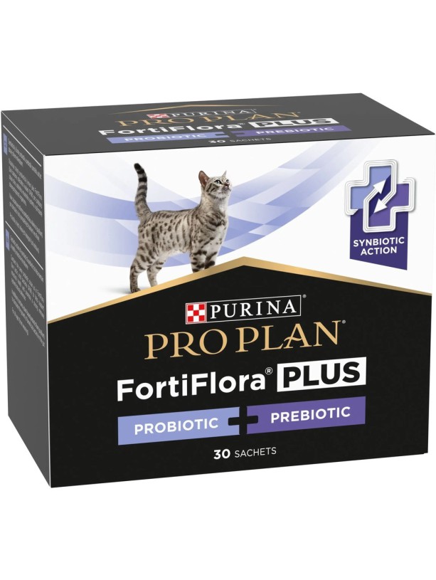 Purina Veterinary Diets FortiFlora Plus Cat 30х1г пробиотик с пребиотиком для кошек и котят