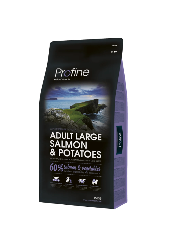 Profine Adult Large Breed Salmon для собак крупных пород с лососем 15 кг
