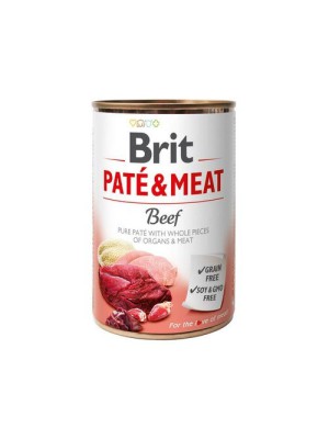 Brit Pate Meat Dog для собак паштет с говядиной 400 г