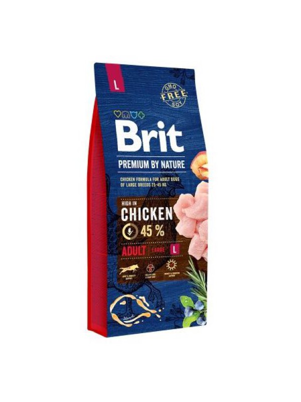 Brit Premium Large L сухий корм для собак великих порід з куркою 15 кг