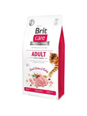 Brit Care GF Activity Support для кошек с курицей 7 кг