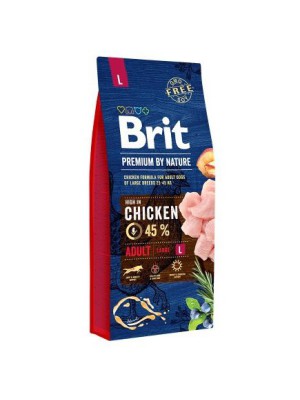 Brit Premium Dog Large L 8 кг сухой корм для собак крупных пород с курицей