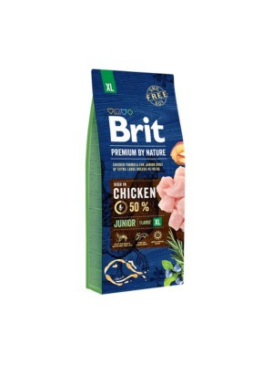 Brit Premium Junior XL для щенков крупных и гигантских пород c курицей 3 кг