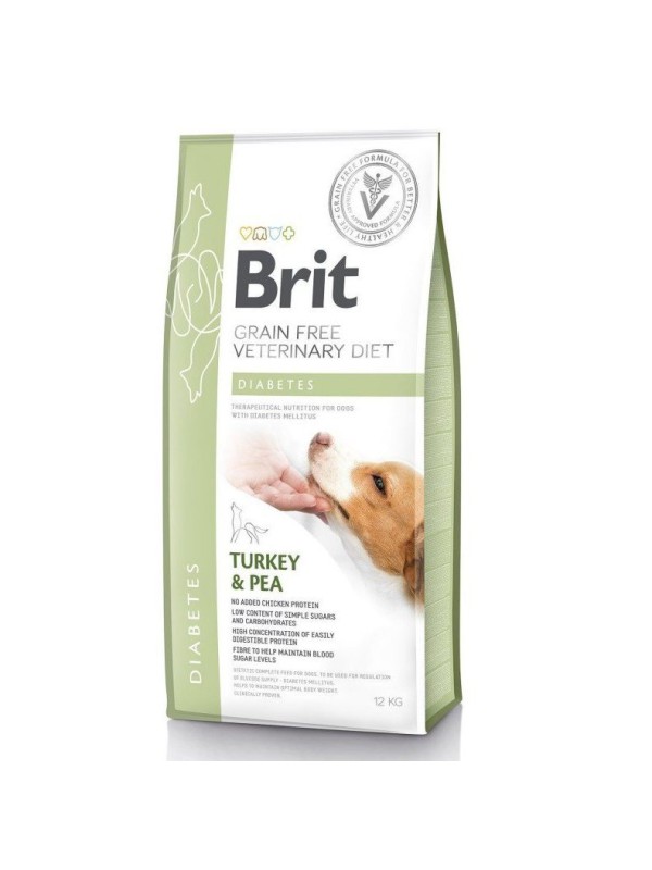 Brit Veterinary Diet Dog Diabetes 12 кг сухий корм для собак із цукровим діабетом
