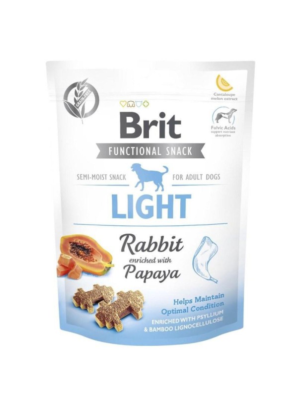 Ласощі Brit Care Light для підтримання оптимальної ваги у собак з кроликом 150 г