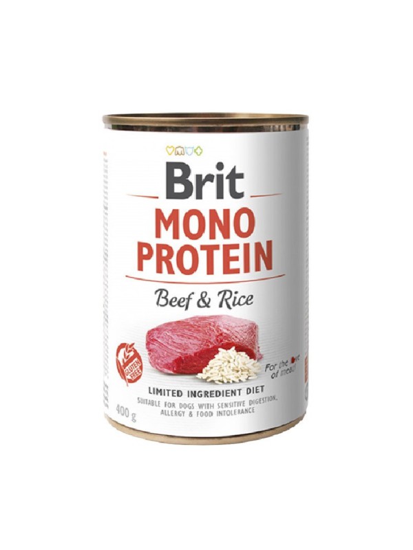 Brit Mono Protein Dog з яловичиною та рисом 400 г