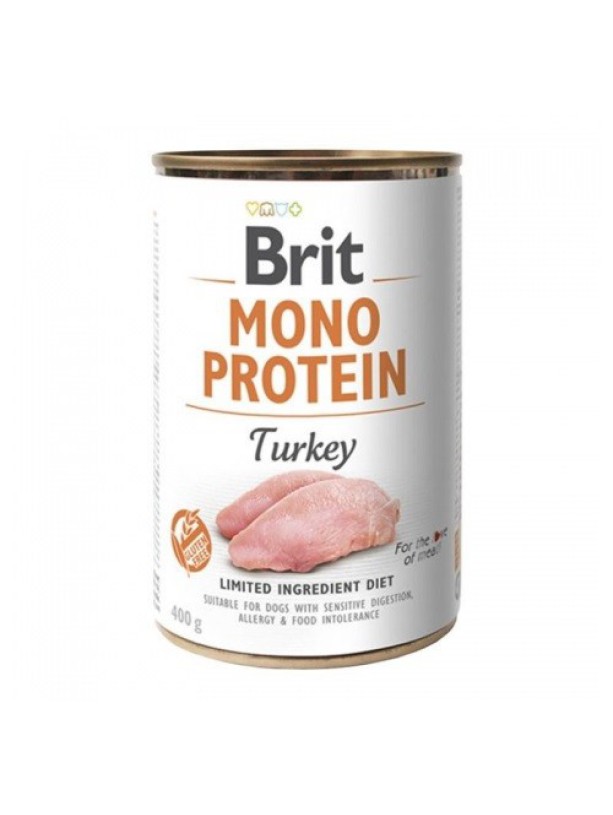 Brit Mono Protein Dog с индейкой 400 г