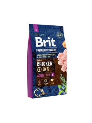 Brit Premium Adult Small S для собак c курицей 1 кг