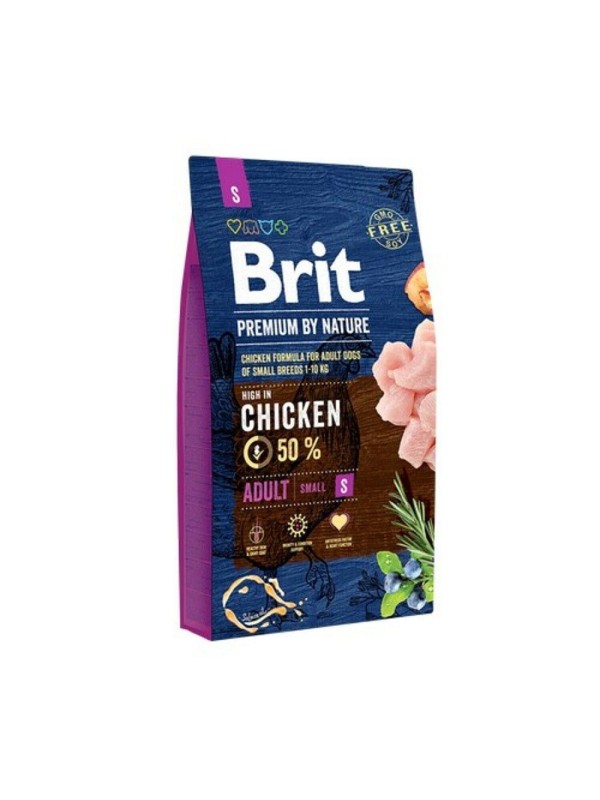 Brit Premium Adult Small S для собак c куркою 3 кг