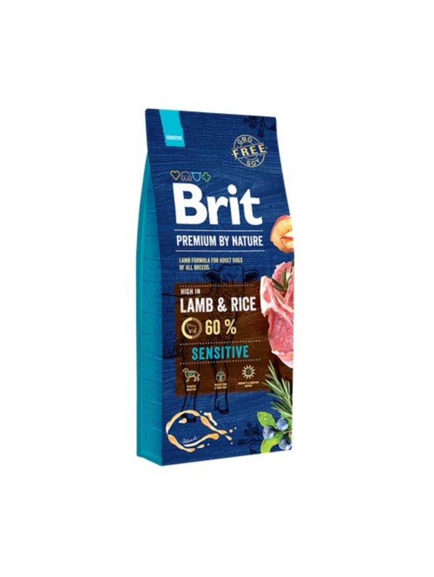 Brit Premium Sensitive Lamb для собак с чувствительным пищеварением с ягненком 1 кг