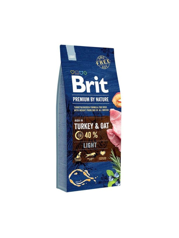 Brit Premium Light для собак с индейкой 3 кг
