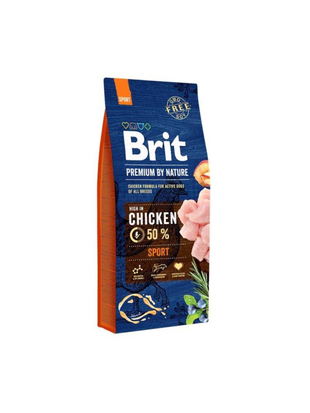 Brit Premium Sport Adult для собак с курицей 3 кг