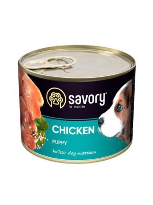 Savory Dog All breeds Puppy Chicken для щенков с курицей 200 г