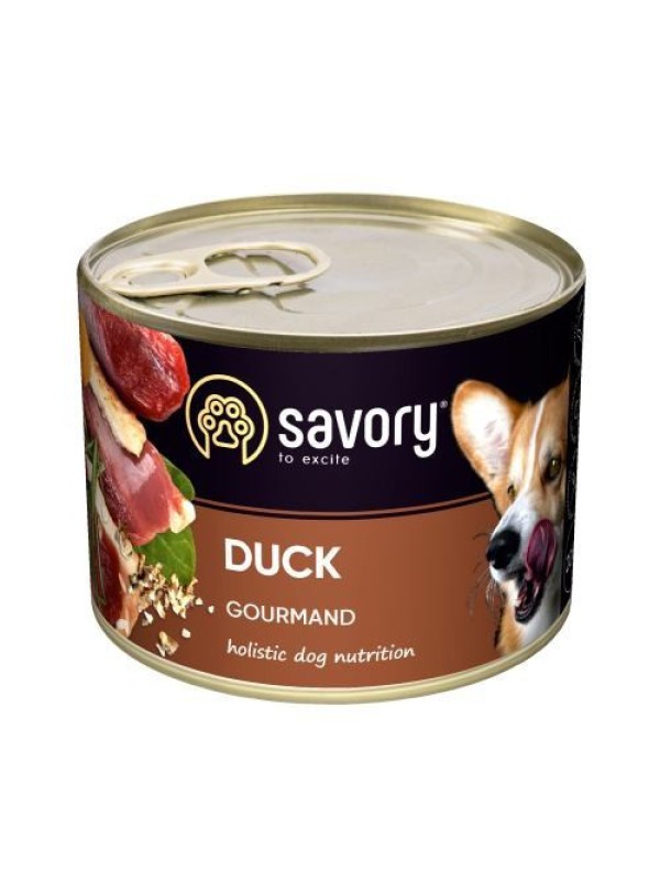 Savory Dog Gourmand Duck для собак з качкою 200 г