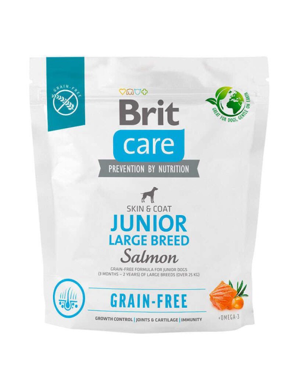 Brit Care GF Junior Large Breed Salmon and Potato для цуценят з лососем 1 кг