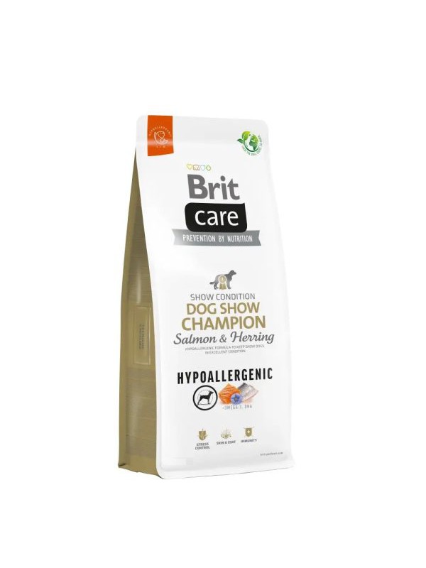 Brit Care Dog Hypoallergenic Dog Show Champion Salmon 12 кг сухий корм для виставкових собак