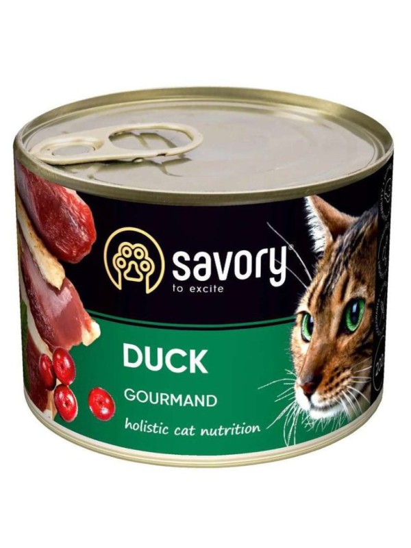 Savory Cat Adult Duck для котів з качкою 200 г