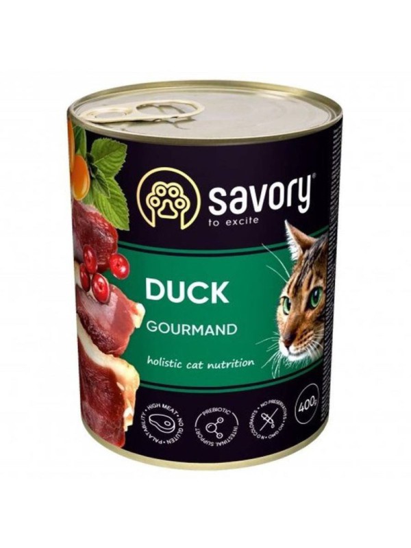 Savory Cat Adult Duck для котів з качкою 400 г