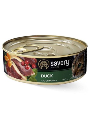 Savory Cat Adult Duck для кошек с уткой 100 г