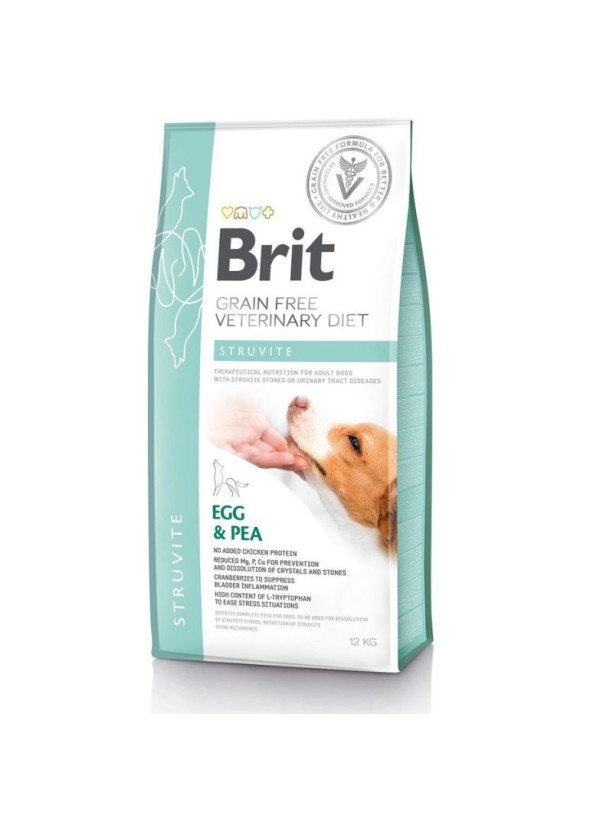 Brit Veterinary Diet Struvite Dog для собак при мочекаменной болезни 12 кг
