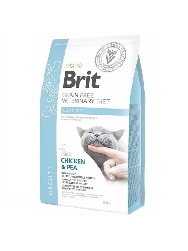 Brit Veterinary Diet Cat Obesity 2 кг сухий корм для котів