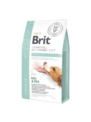 Brit Veterinary Diet Struvite Dog 2 кг сухой корм для собак при мочекаменной болезни