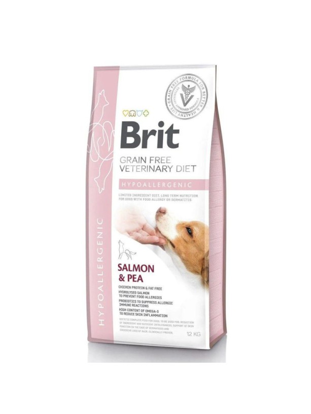 Brit Veterinary Diet Hypoallergenic Dog 12 кг сухой корм для собак с чувствительным пищеварением