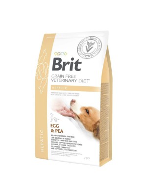 Brit Veterinary Diet Hepatic Dog 2 кг сухой корм для собак при заболеваниях печени