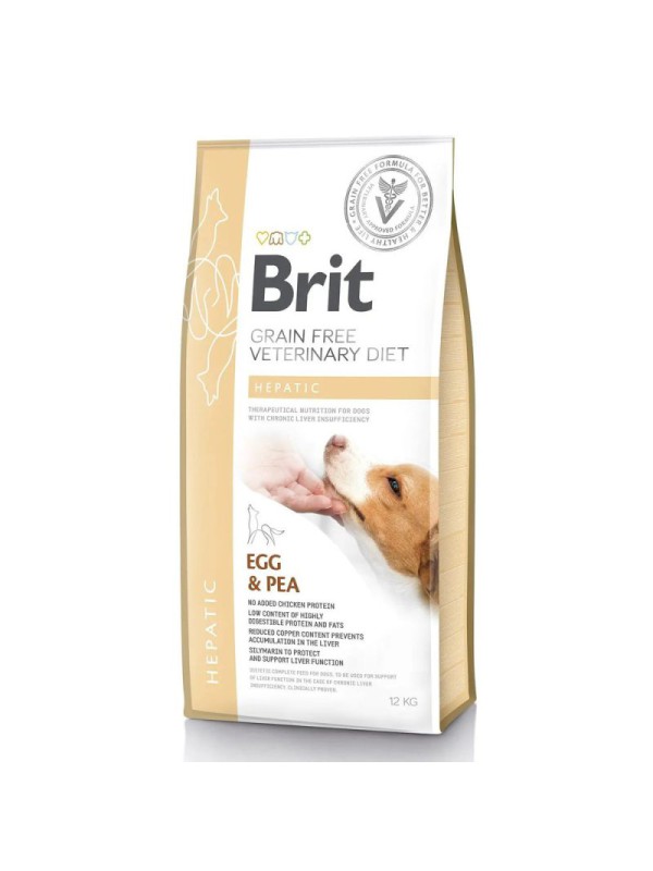 Brit Veterinary Diet Hepatic Dog для собак при захворюваннях печінки 12 кг