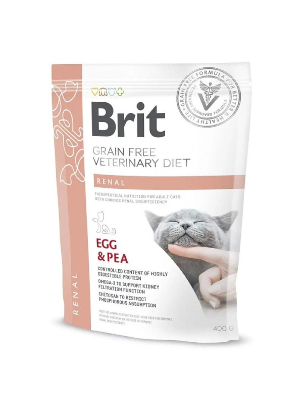 Brit Veterinary Diet Cat Renal 400 г сухий корм для котів з нирковою недостатністю