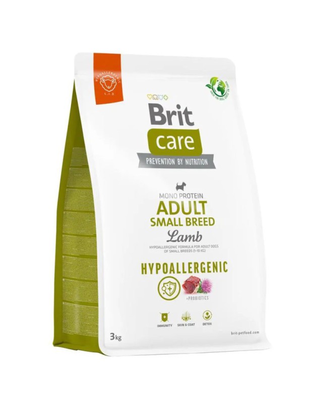 Brit Care Dog Hypoallergenic Small для собак гипоаллергенный с ягненком 3 кг