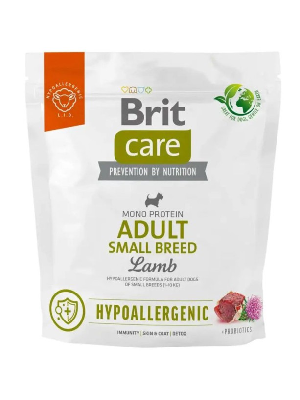 Brit Care Dog Hypoallergenic Small для собак гипоаллергенный с ягненком 3 кг