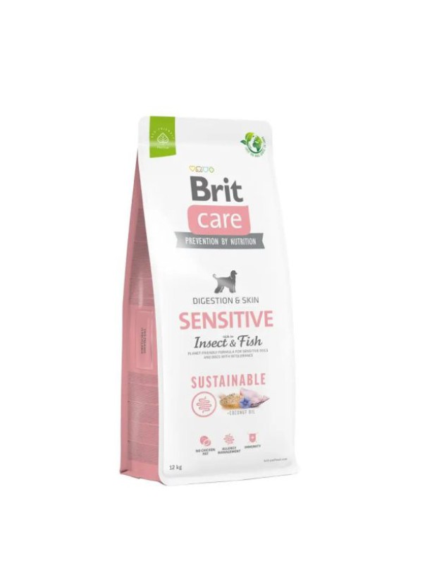 Brit Care Dog Sustainable Sensitive Fish 12 кг сухой корм для собак с чувствительным пищеварением