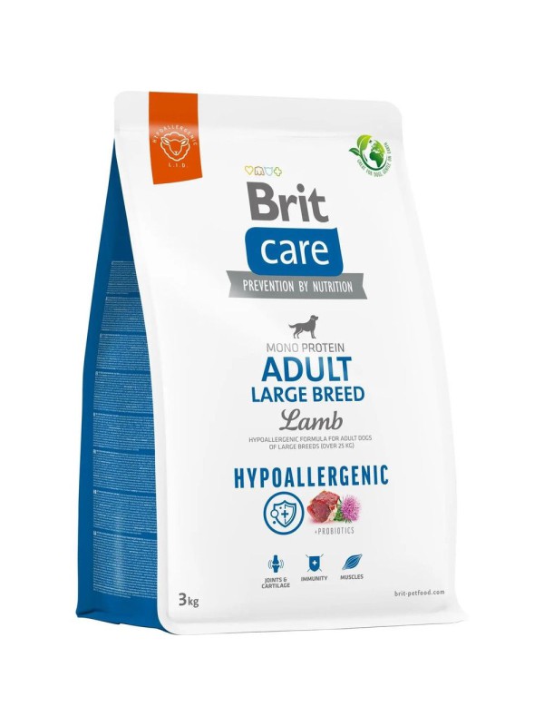 Brit Care Hypoallergenic Adult Large Breed з ягням для собак великих порід 3 кг