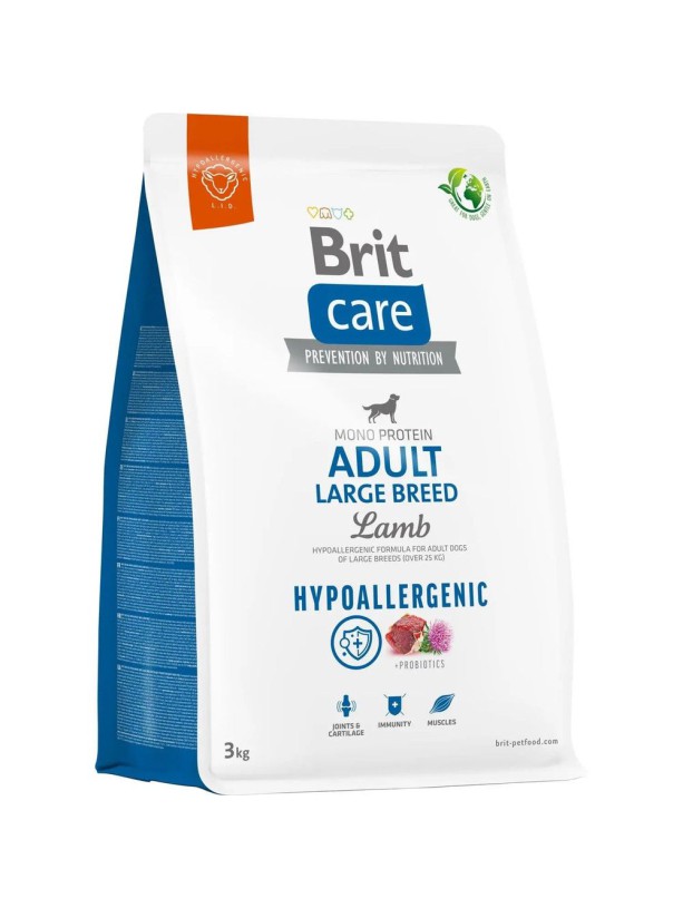 Brit Care Hypoallergenic Adult Large Breed с ягненком для собак крупных пород 3 кг