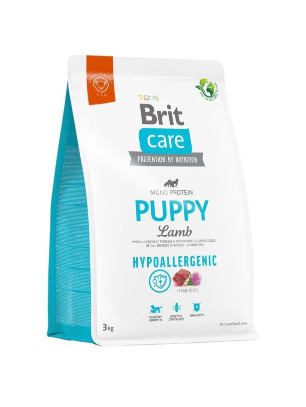 Brit Care Dog Hypoallergenic Puppy гипоаллергенный для щенков с ягенком 1 кг